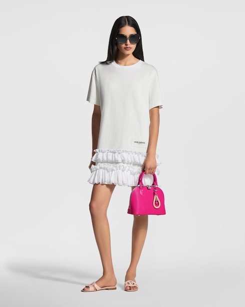 Ruffle Trim T-Shirt Dress in Women's Ready-to-Wear Tops collections by Louis Vuitton