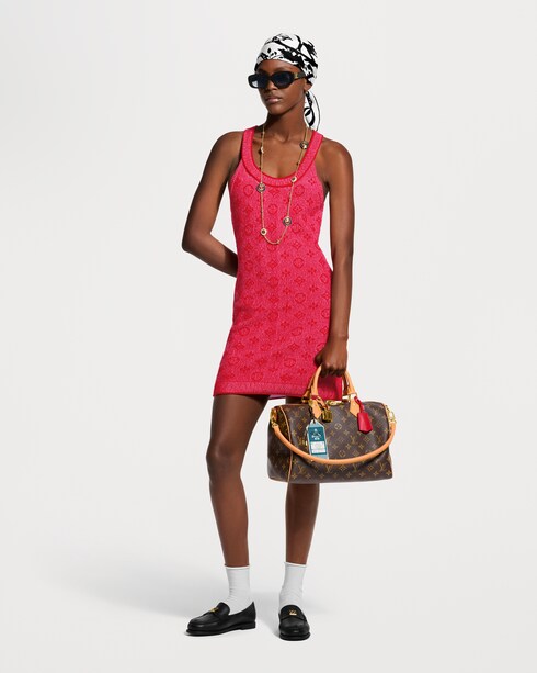 Monogram Tweed-Effect Knit Dress in Women's Ready-to-Wear Dresses collections by Louis Vuitton