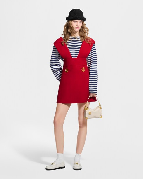 Women - Anchor Button Strap Dress Women Ready-to-Wear Dresses | LOUIS VUITTON