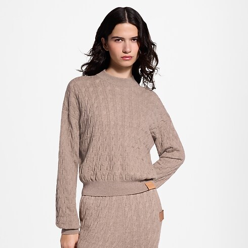 Sweter Cable Knit in Kobiety's Odzież Dzianiny collections by Louis Vuitton (Powiększenie produktu)