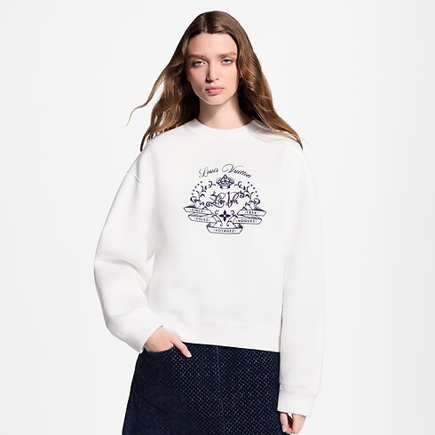 Sweter Flocked Signature in Kobiety's Odzież T-shirty i Bluzy collections by Louis Vuitton (Powiększenie produktu)