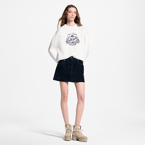 Sweter Flocked Signature in Kobiety's Odzież T-shirty i Bluzy collections by Louis Vuitton (Powiększenie produktu)