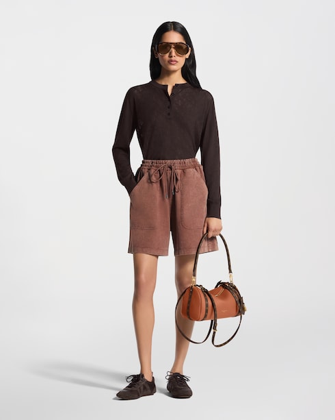 Women - Openwork Mahina Henley Jumper Women Ready-to-Wear Tops | LOUIS VUITTON