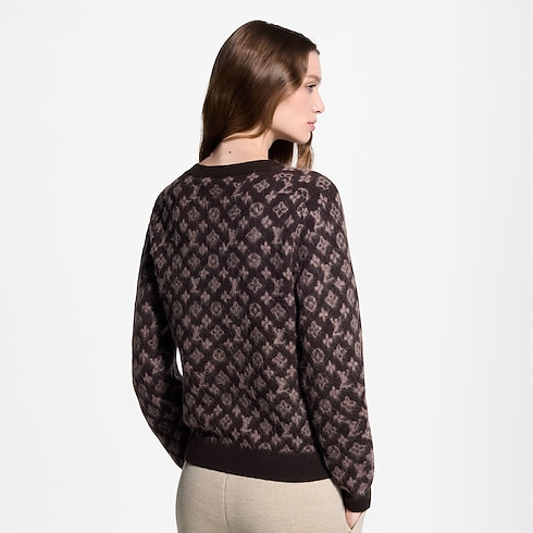 Sweter Szczotkowany Monogram in Kobiety's Odzież Dzianiny collections by Louis Vuitton (Powiększenie produktu)