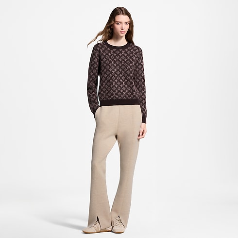 Sweter Szczotkowany Monogram in Kobiety's Odzież Dzianiny collections by Louis Vuitton (Powiększenie produktu)