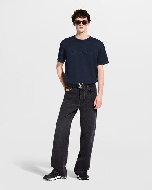 Cotton-Cashmere Short-Sleeved Crewneck in New's For Men Pre-Fall 2026 collections by Louis Vuitton