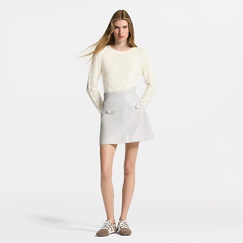 Sweter z dzianiny Monogram 3D in Kobiety's Odzież Dzianiny collections by Louis Vuitton (Powiększenie produktu)