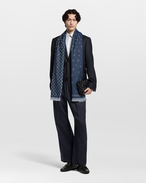 Szal All About Monogram S00 in Mężczyźni's Akcesoria Szaliki collections by Louis Vuitton