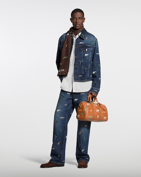 LV x The Darjeling Limited Damier Stole S00 in Men's Accessories Scarves collections by Louis Vuitton