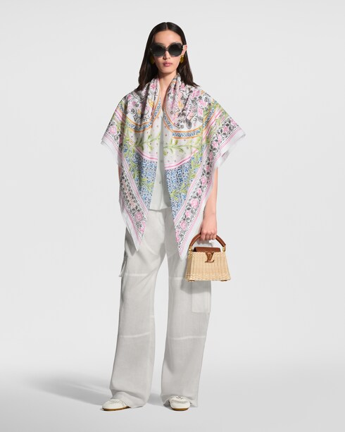 Szal Summer Garden S00 in Kobiety's Akcesoria Chusty collections by Louis Vuitton