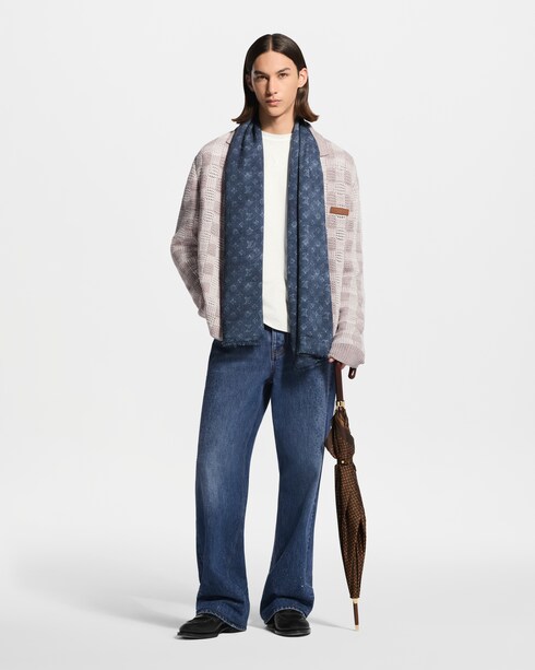 وشاح Washed Monogram Ghost S00 in الرجال's الإكسسوارات الأوشحة collections by Louis Vuitton