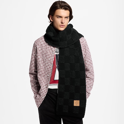 Szalik Damier Cloud S00 in Mężczyźni's Akcesoria Szaliki collections by Louis Vuitton (Powiększenie produktu)