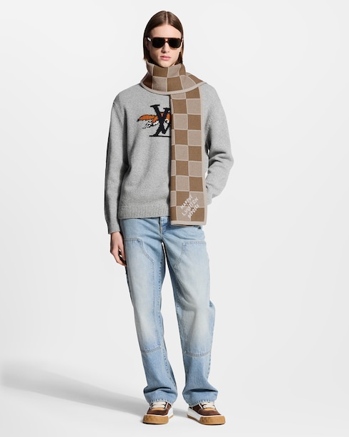 Sciarpa Damier Heritage S00 Uomo Accessori Sciarpe | LOUIS VUITTON