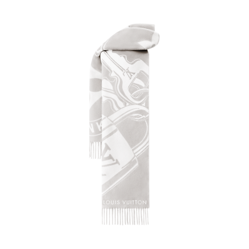 Szalik Lock and Keys Scarf S00 in Kobiety's Akcesoria Szale collections by Louis Vuitton (Powiększenie produktu)