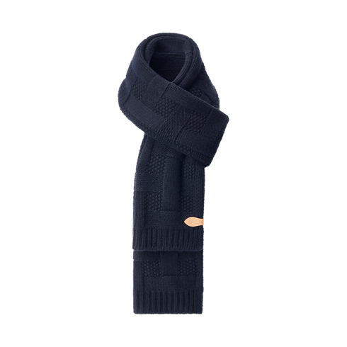 Szalik LV Malletier Knitted Scarf S00 in Mężczyźni's Akcesoria Szaliki collections by Louis Vuitton (Powiększenie produktu)