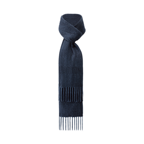 Szalik LV Malletier Scarf S00 in Mężczyźni's Akcesoria Szaliki collections by Louis Vuitton (Powiększenie produktu)