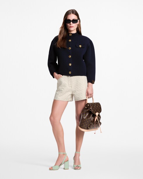 Short en denim Monogram 3D Femme Prêt-à-porter Jupes et shorts | LOUIS VUITTON