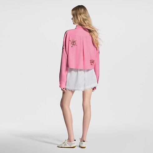 Szorty z haftowanym wykończeniem in Kobiety's Odzież Skirts and Shorts collections by Louis Vuitton (Powiększenie produktu)