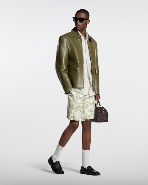Printed Silk Shorts in New's For Men The Latest collections by Louis Vuitton