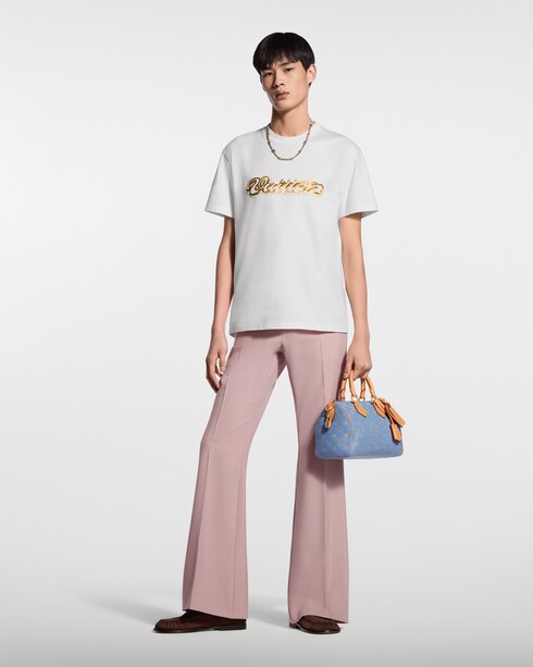 Embellished Signature T-Shirt in New's For Men The Latest collections by Louis Vuitton