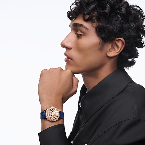 Tambour Convergence, automatyczny, 37 mm, różowe złoto in Zegarki's Zegarki } collections by Louis Vuitton (Powiększenie produktu)