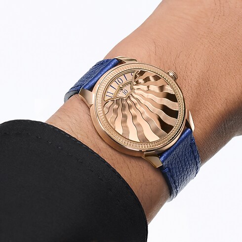Tambour Convergence, automatyczny, 37 mm, różowe złoto in Zegarki's Zegarki } collections by Louis Vuitton (Powiększenie produktu)