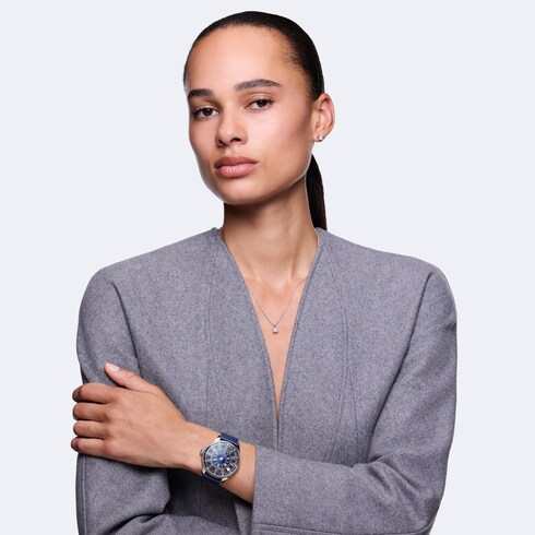 Tambour Spin Time Air, Automatic, 42.5mm, White gold in Watches's All Watches } collections by Louis Vuitton