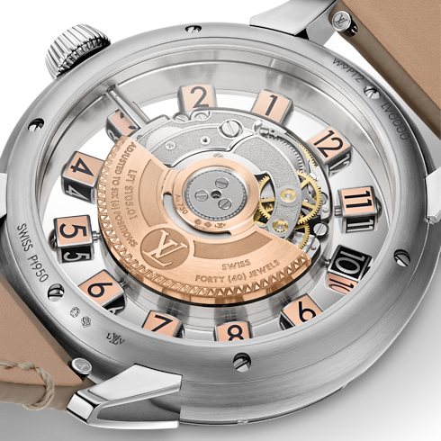 Tambour Spin Time Air Flying Tourbillon, automatyczny, 42,5 mm, platyna in Zegarki's Zegarki } collections by Louis Vuitton (Powiększenie produktu)