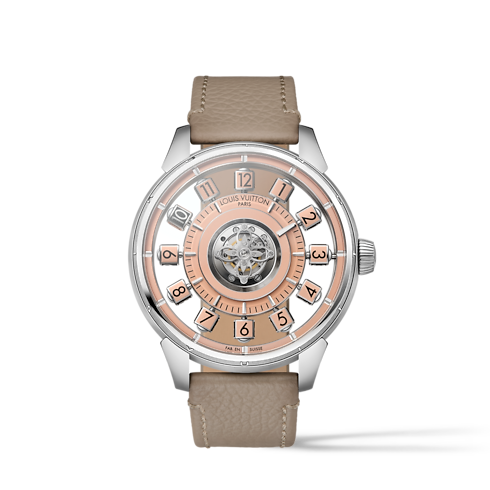Tambour Spin Time Air Flying Tourbillon, automatyczny, 42,5 mm, platyna in Zegarki's Zegarki } collections by Louis Vuitton (Powiększenie produktu)