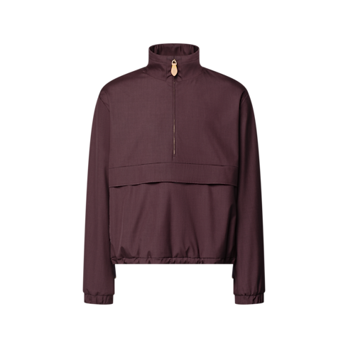 Techniczny anorak z mieszanki wełny i jedwabiu in Mężczyźni's Odzież Odzież collections by Louis Vuitton (Powiększenie produktu)