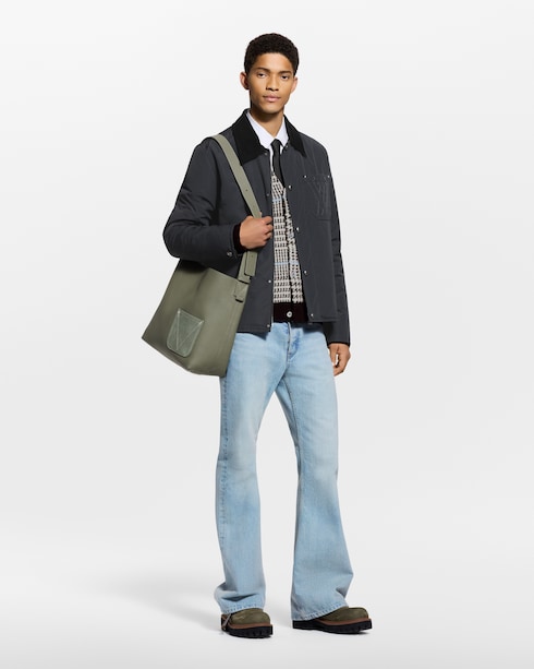 Textured Plaid Cardigan in Men's Ready to Wear All Ready-To-Wear collections by Louis Vuitton