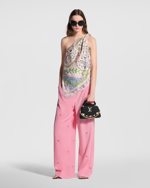 Flower Foulard Asymmetrical Top in Women's Ready-to-Wear Tops collections by Louis Vuitton