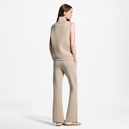 Monogram Accent Half-Zip Top in Kobiety's Odzież Dzianiny collections by Louis Vuitton (Powiększenie produktu)