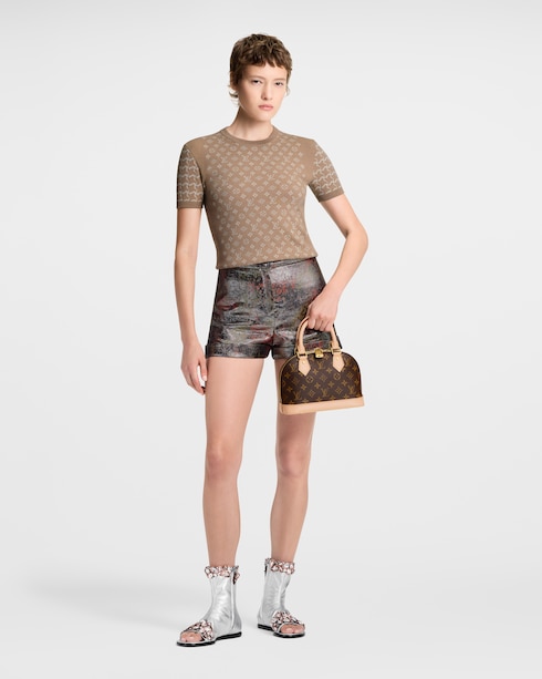 Haut Monogram en maille et nid d'abeille Homme Discontinued Product Obs 12 | LOUIS VUITTON