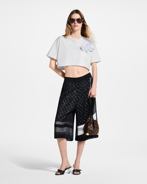 Bow Pocket Crop Top in Women's Ready-to-Wear Tops collections by Louis Vuitton