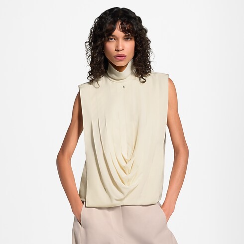 Top z Drapowaniem z Przodu in Kobiety's Odzież Topy i Koszule collections by Louis Vuitton (Powiększenie produktu)