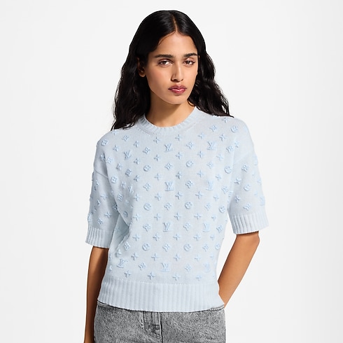 Top z dzianiny Monogram 3D in Kobiety's Odzież Topy i Koszule collections by Louis Vuitton (Powiększenie produktu)