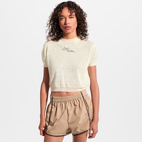 Top z dzianiny Signature Sheer in Kobiety's Odzież Tops collections by Louis Vuitton (Powiększenie produktu)