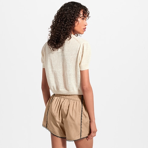 Top z dzianiny Signature Sheer in Kobiety's Odzież Tops collections by Louis Vuitton (Powiększenie produktu)