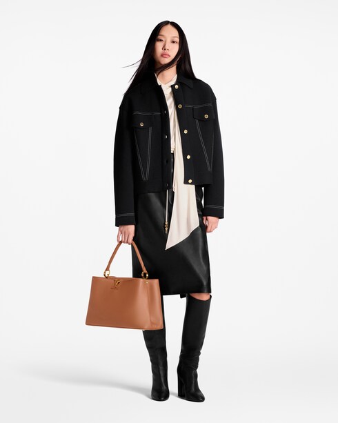 Scarf Collar Long-Sleeved Top in Men's Discontinued Product Obs 10 collections by Louis Vuitton