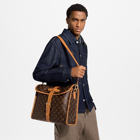 Torba Jet Lag MM Monogram Archive in Torebki i małe wyroby skórzane's Małe wyroby skórzane dla mężczyzn Kompaktowe i długie portfele collections by Louis Vuitton (Powiększenie produktu)