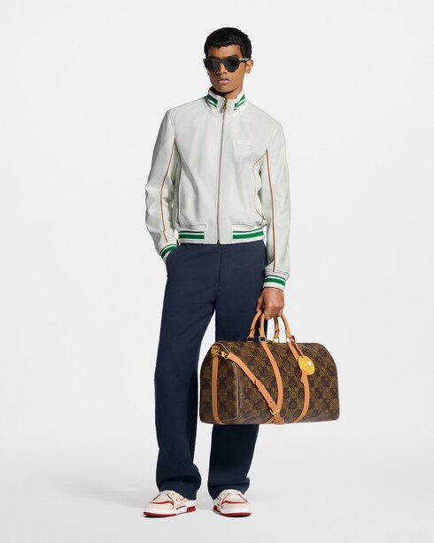 Bolsa de viaje Keepall 50 con bandolera Monogram Perfo Baúles, Viaje y Hogar Bolsas de Viaje y Maletas con ruedas Bolsos de viaje | LOUIS VUITTON