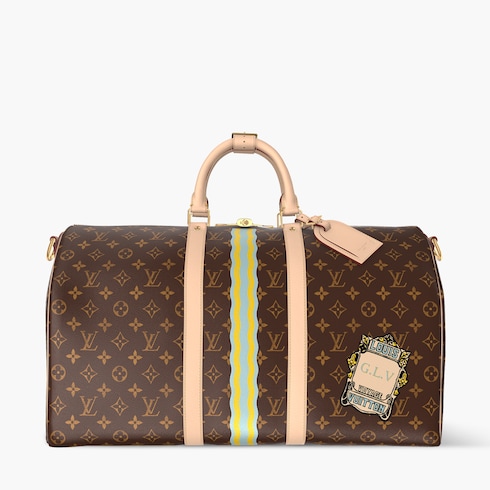 Torba Keepall 50 Mon Monogram Płótno Monogram in Prezenty i personalizacja's Personalizacja Podróż collections by Louis Vuitton