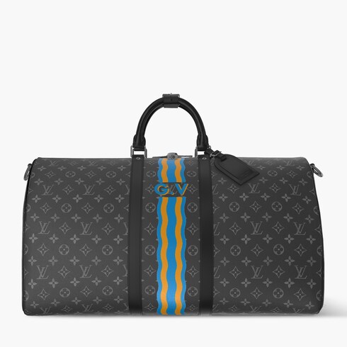 Torba Keepall 55 Mon Monogram Płótno Monogram Eclipse in Prezenty i personalizacja's Personalizacja Podróż collections by Louis Vuitton