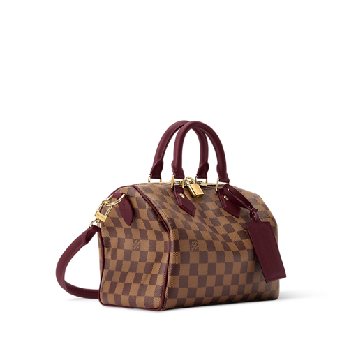 Torba Low Key Speedy 25 Soft Płótno Damier Ebene in Kobiety's Torebki Torebki collections by Louis Vuitton (Powiększenie produktu)