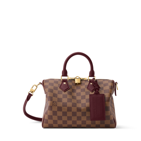Torba Low Key Speedy 25 Soft Płótno Damier Ebene in Kobiety's Torebki Torebki collections by Louis Vuitton (Powiększenie produktu)