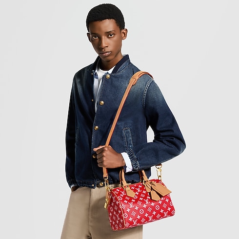 Torba Speedy P9 Bandoulière 25 H40 in Les Extraordinaires's Leather Goods and Travel Speedy P9 collections by Louis Vuitton (Powiększenie produktu)