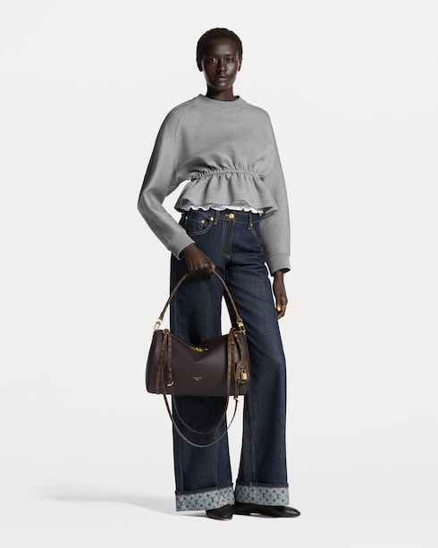 حقيبة Express MM جلد مونوجرام Shadow in النساء's حقائب اليد جميع حقائب اليد collections by Louis Vuitton