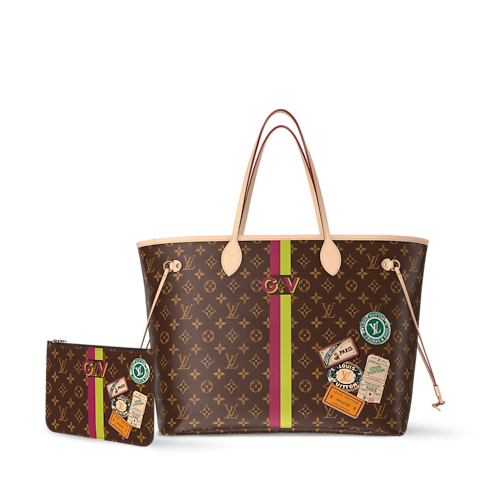 Widok Torebka Neverfull GM Mon Monogram z przodu