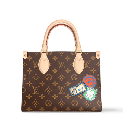 Widok Torebka OnTheGo PM Mon Monogram z przodu
